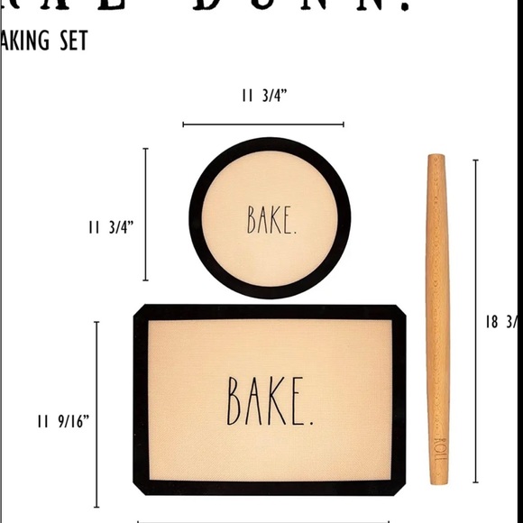 Rae Dunn Everyday Collection 3 Piece Baking Set Brand New in the Box - Picture 3 of 5